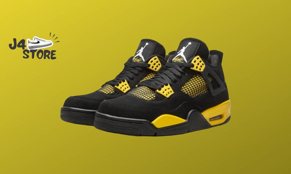 Jordan 4 Thunder yellow