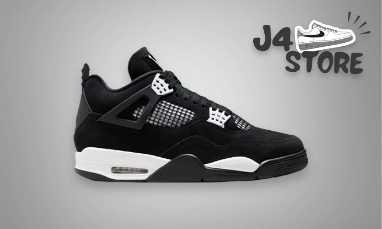 Jordan 4 Thunder Black and White