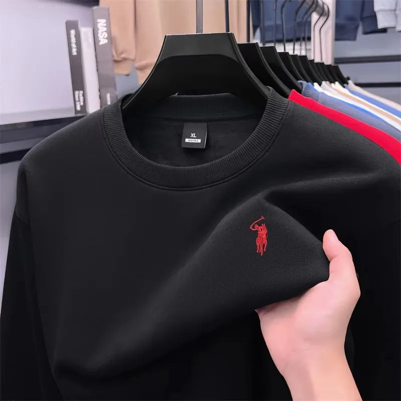 High end sports shirt men's autumn new trend designer brand classic Paul embroidery long sleeve T-shirt loose casual pullover