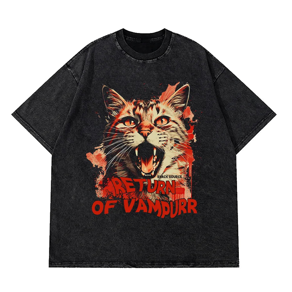 The Return Of Vampurr T-Shirt Men O Neck cool summer T Shirts Short Sleeve Tees fashion Tops