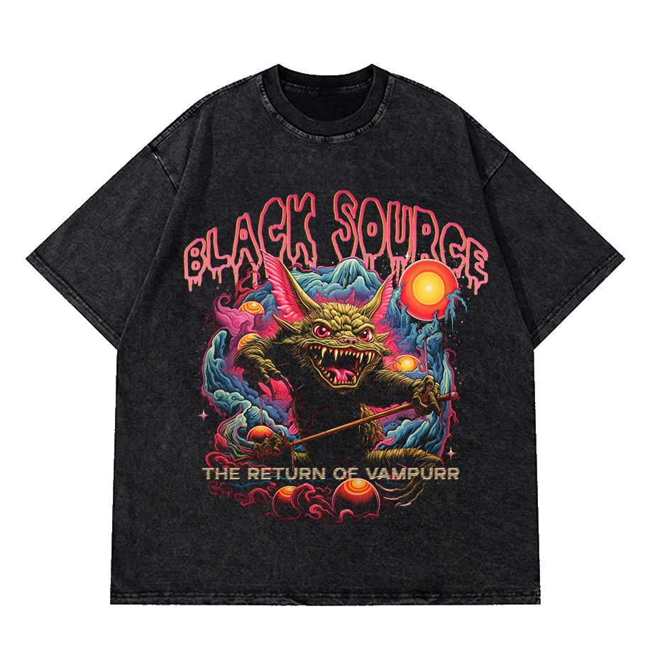 The Return Of Vampurr T-Shirt Men O Neck cool summer T Shirts Short Sleeve Tees fashion Tops