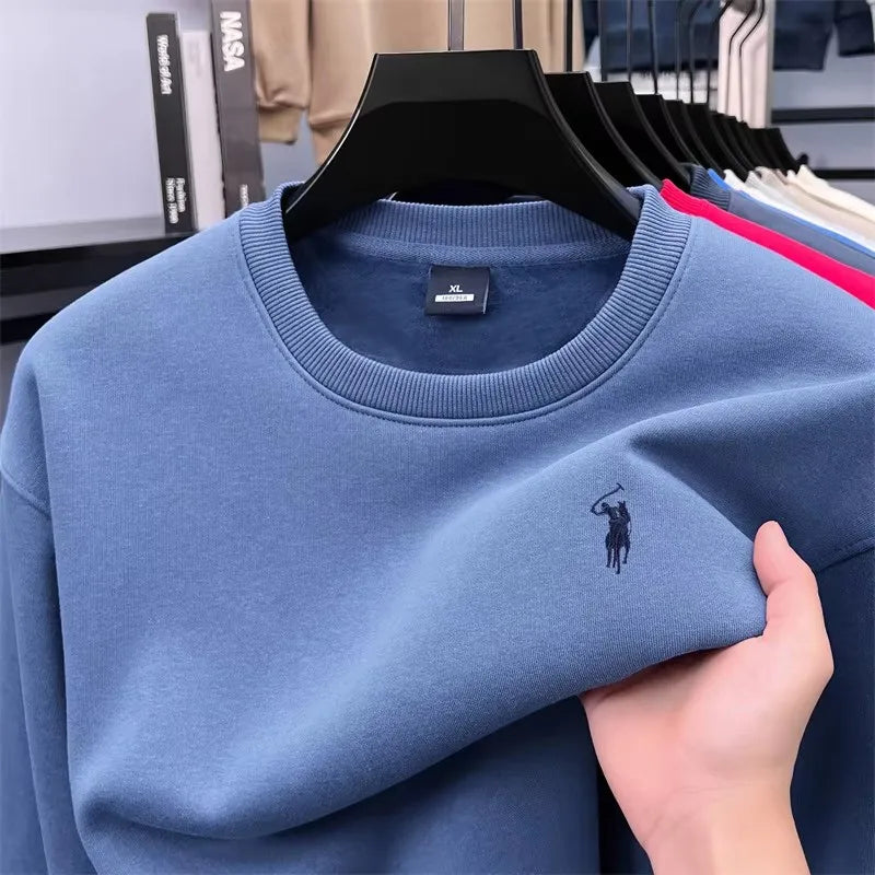 High end sports shirt men's autumn new trend designer brand classic Paul embroidery long sleeve T-shirt loose casual pullover