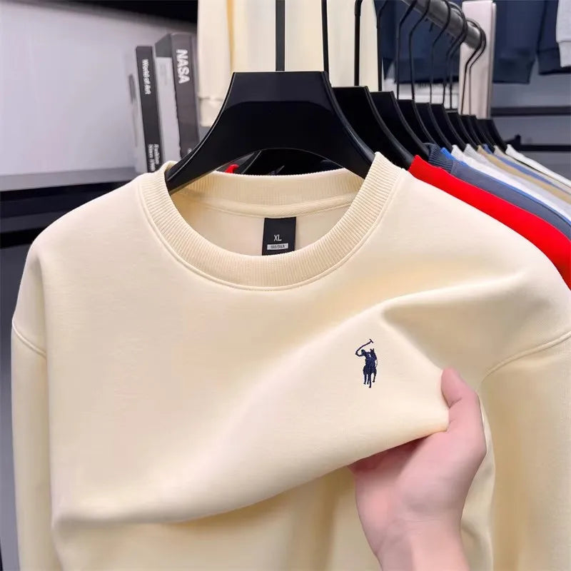 High end sports shirt men's autumn new trend designer brand classic Paul embroidery long sleeve T-shirt loose casual pullover