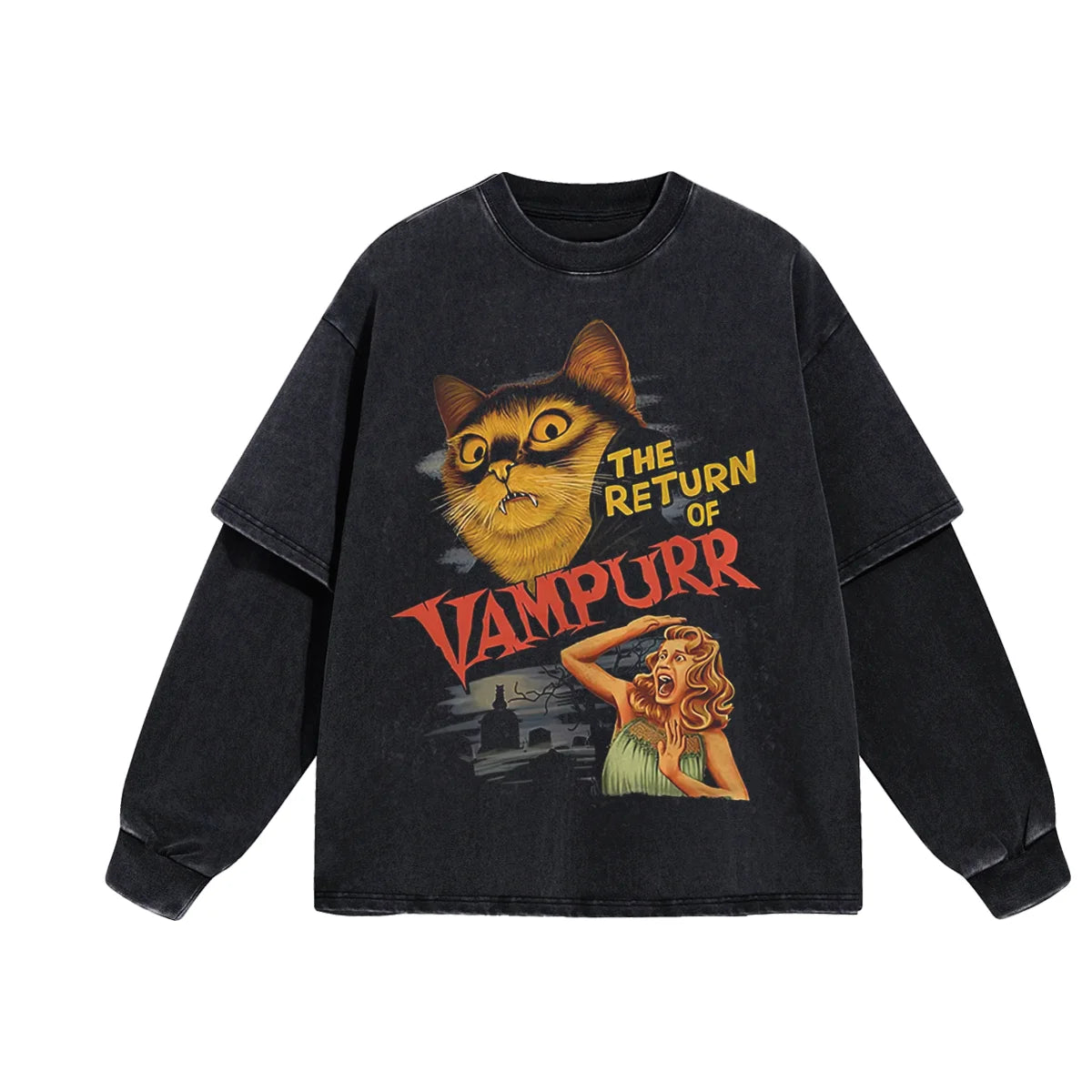 The Return Of Vampurr T-Shirt Men O Neck cool summer T Shirts Short Sleeve Tees fashion Tops