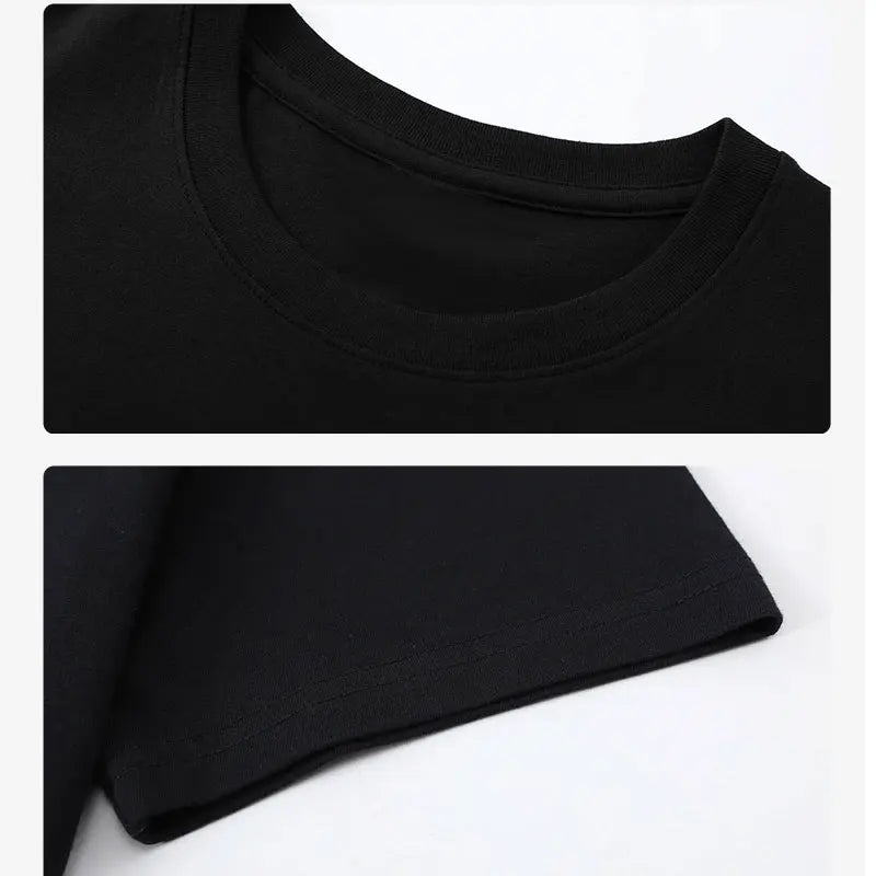 Horror Skull Tshirts Men and Women Harajuku Hip-hop Short-sleeved T-shirt Casual Tops Streetwear Washed Oversized T-shirts