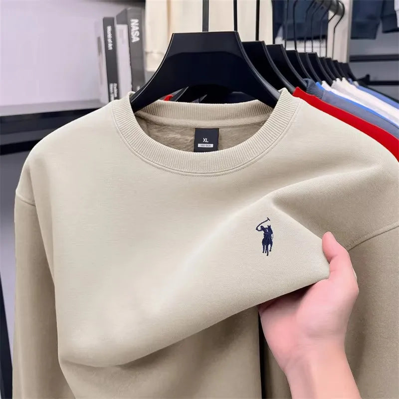High end sports shirt men's autumn new trend designer brand classic Paul embroidery long sleeve T-shirt loose casual pullover