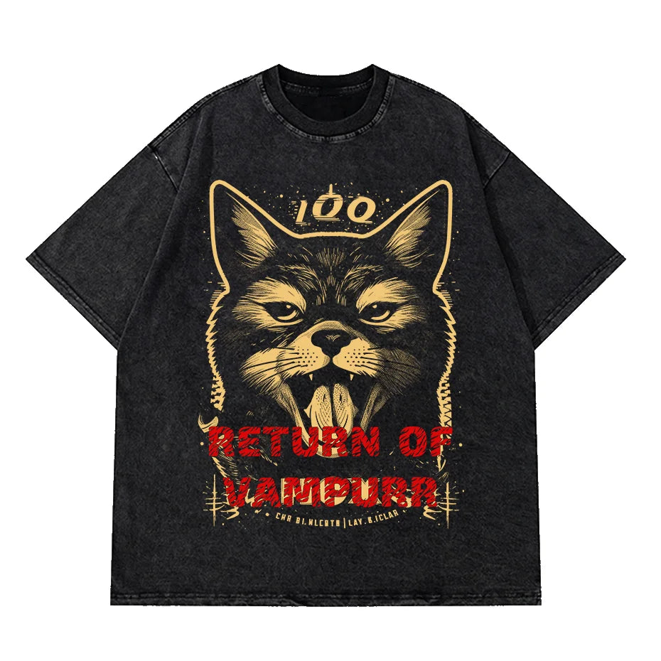 The Return Of Vampurr T-Shirt Men O Neck cool summer T Shirts Short Sleeve Tees fashion Tops