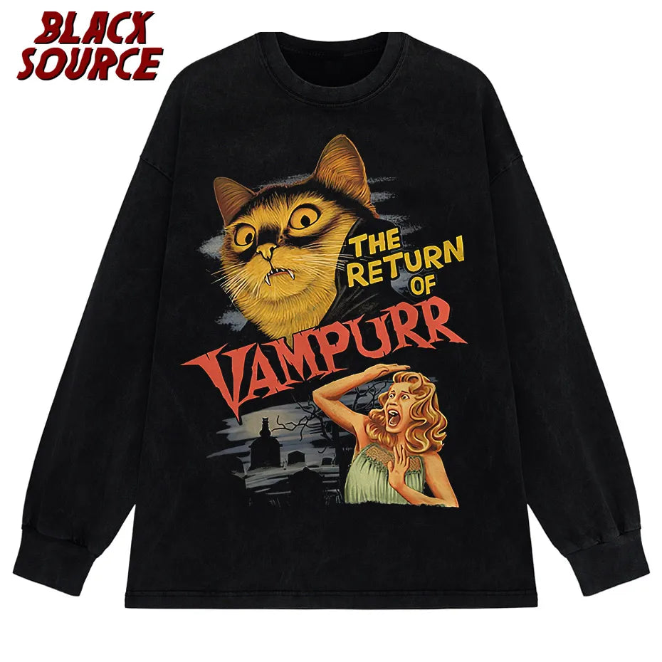 The Return Of Vampurr T-Shirt Men O Neck cool summer T Shirts Short Sleeve Tees fashion Tops