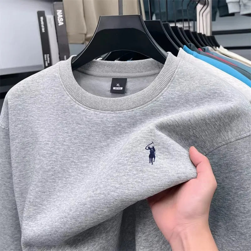 High end sports shirt men's autumn new trend designer brand classic Paul embroidery long sleeve T-shirt loose casual pullover