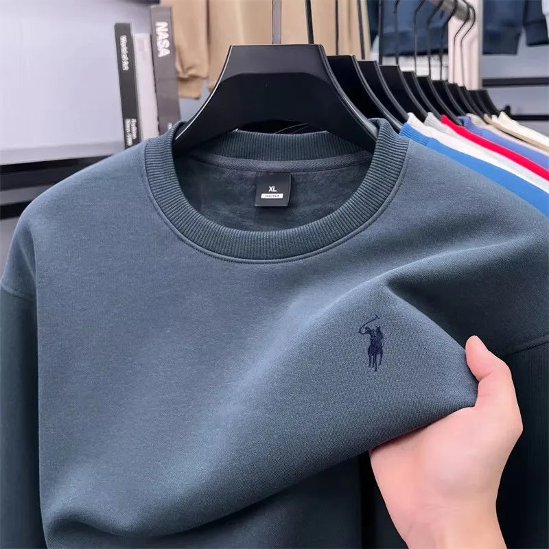 High end sports shirt men's autumn new trend designer brand classic Paul embroidery long sleeve T-shirt loose casual pullover