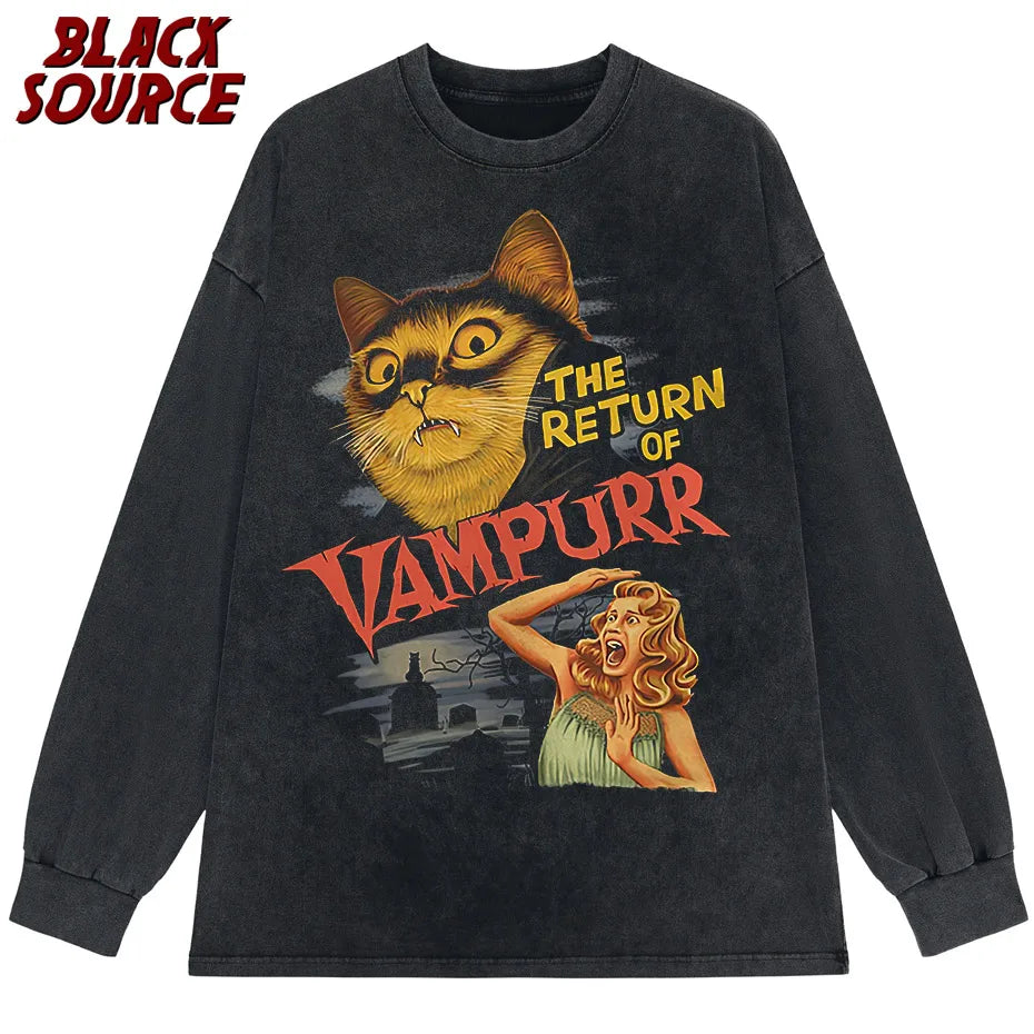 The Return Of Vampurr T-Shirt Men O Neck cool summer T Shirts Short Sleeve Tees fashion Tops