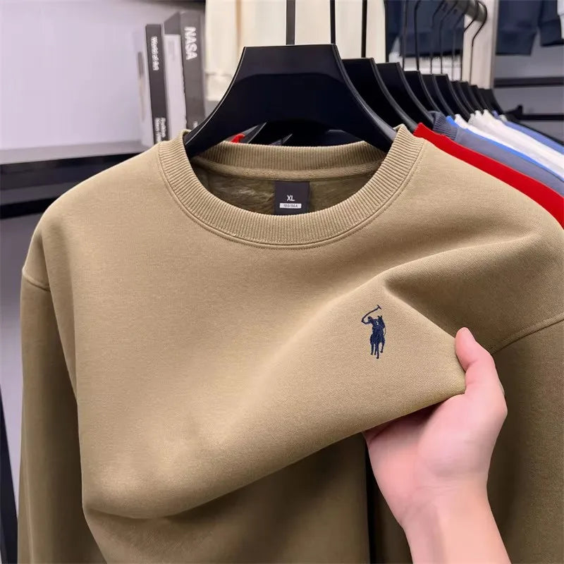 High end sports shirt men's autumn new trend designer brand classic Paul embroidery long sleeve T-shirt loose casual pullover