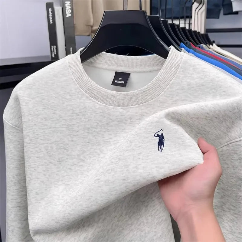 High end sports shirt men's autumn new trend designer brand classic Paul embroidery long sleeve T-shirt loose casual pullover