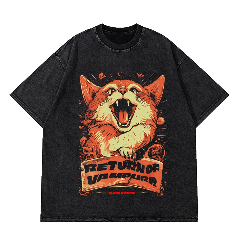 The Return Of Vampurr T-Shirt Men O Neck cool summer T Shirts Short Sleeve Tees fashion Tops