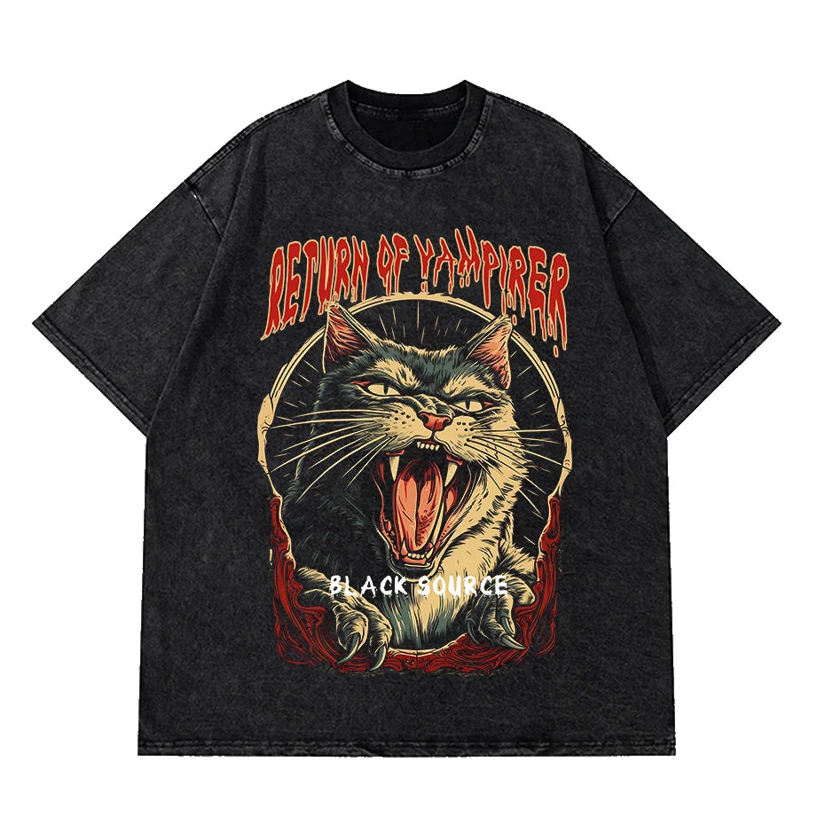 The Return Of Vampurr T-Shirt Men O Neck cool summer T Shirts Short Sleeve Tees fashion Tops